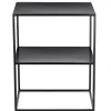 Stolik pomocniczy metalowy z półką LOFT 50 cm
