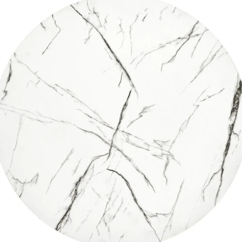 Stolik kawowy Antica White Marble 55 cm * Halmar
