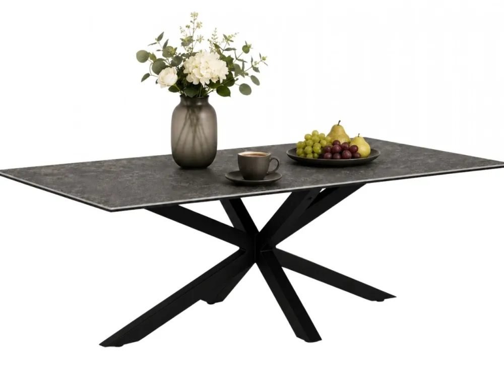 Stolik kawowy ceramiczny blat w szarym macie Heaven * Actona Online