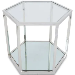 Stolik kawowy Cube Silver * HowHomely Best