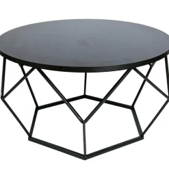 Stolik kawowy Diamond 70 cm czarny LOFT * HowHomely