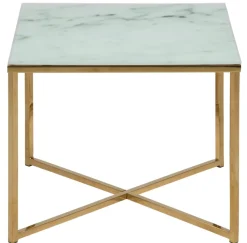 Stolik kawowy Falchetto Gold 50x50 cm * Actona Sale