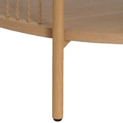 Stolik kawowy GAIA w naturalnym wykończeniu 74 cm * HowHomely Best
