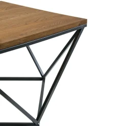 Stolik kawowy OakLoft 60cm cz. ciem. dąb * HowHomely Outlet