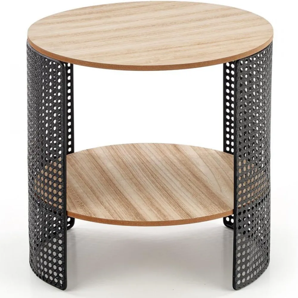 Stolik kawowy Trafica Black Natural * Halmar Outlet