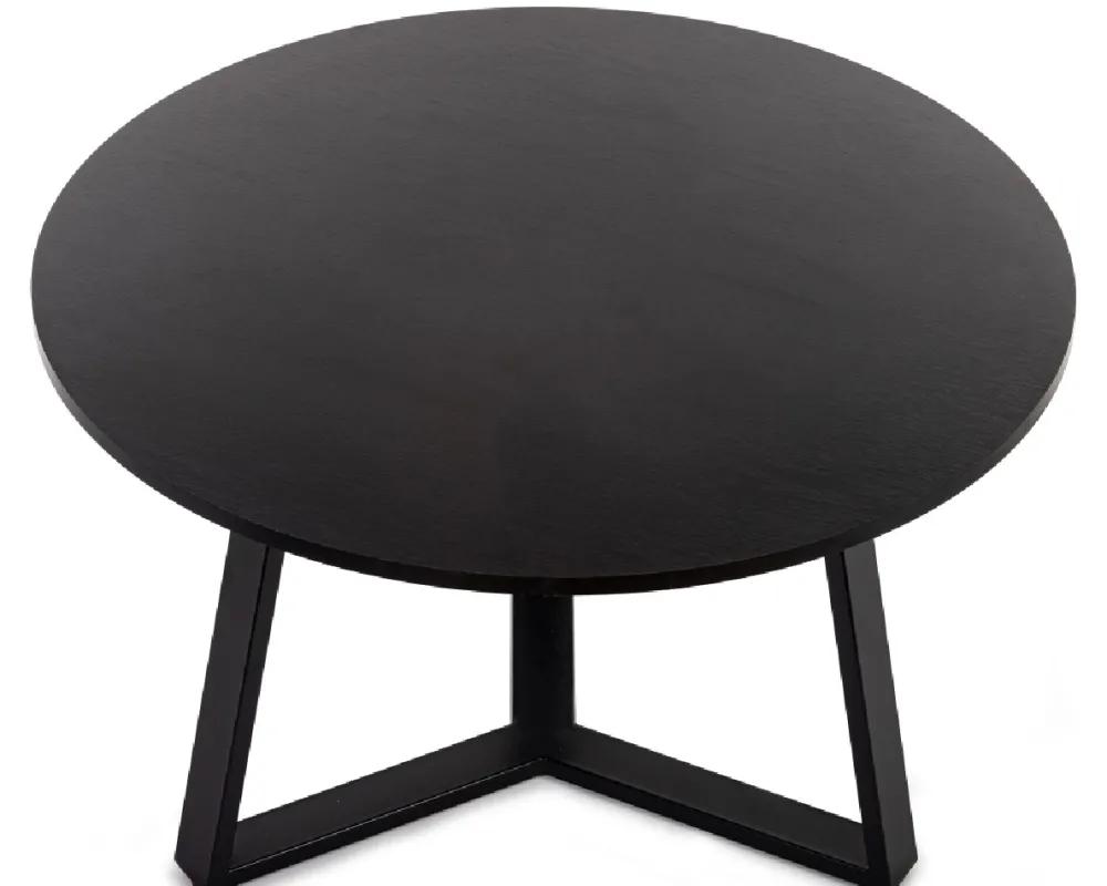 Stolik kawowy TRILEG 90 cm czarny * HowHomely