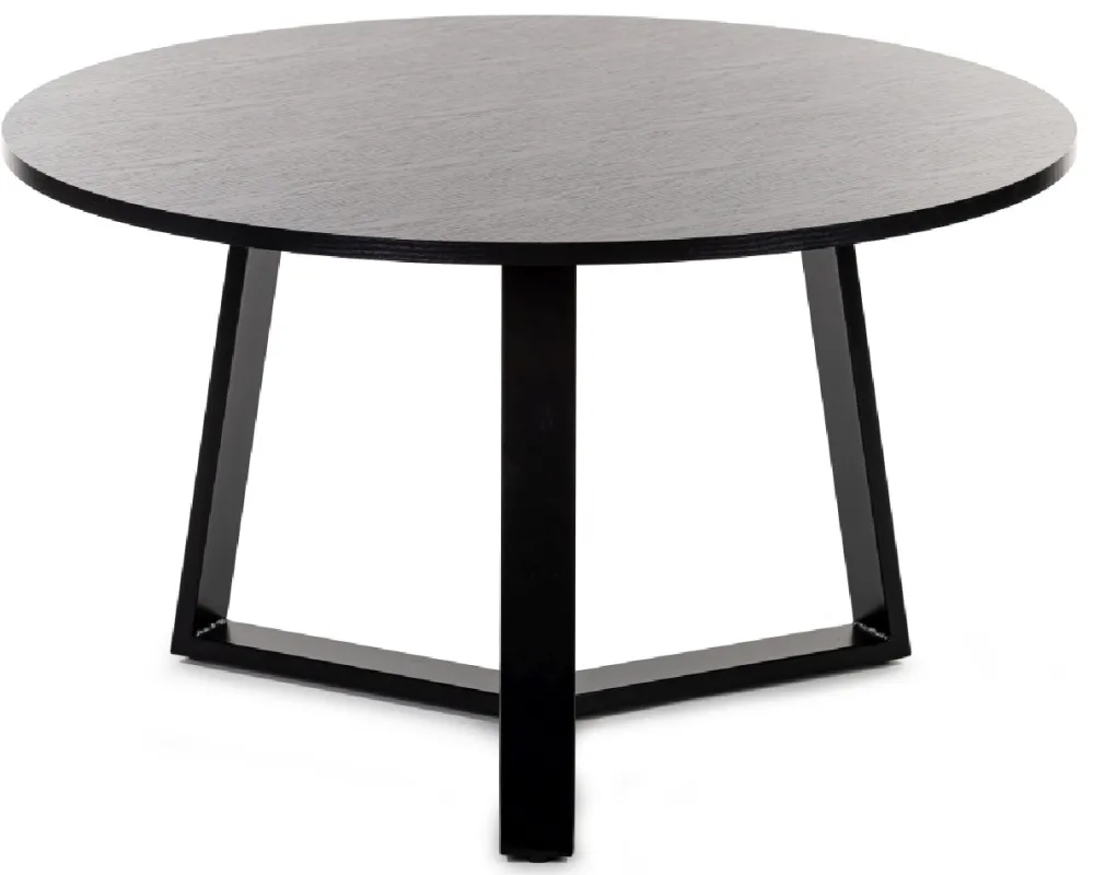 Stolik kawowy TRILEG 90 cm czarny * HowHomely
