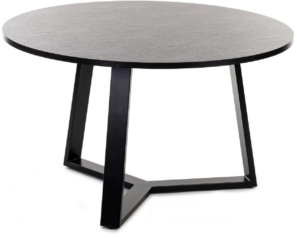Stolik kawowy TRILEG 90 cm czarny * HowHomely
