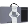 Stolik pomocniczy z tacą pod laptopa szary 57 x 30 cm * H&S Decoration