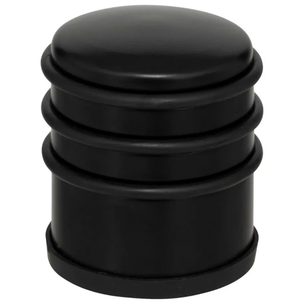Stoper do drzwi metalowy czarny