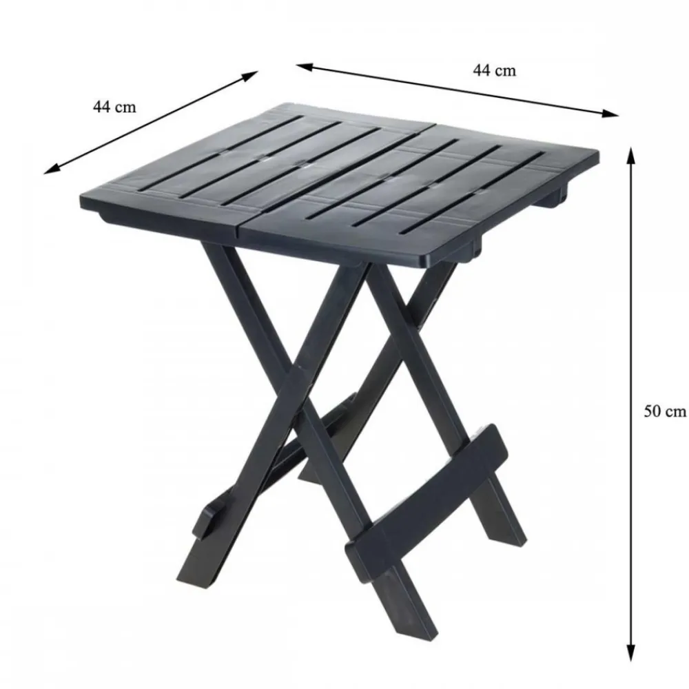 Stół składany balkonowy antracyt 50 cm * Progarden Sale