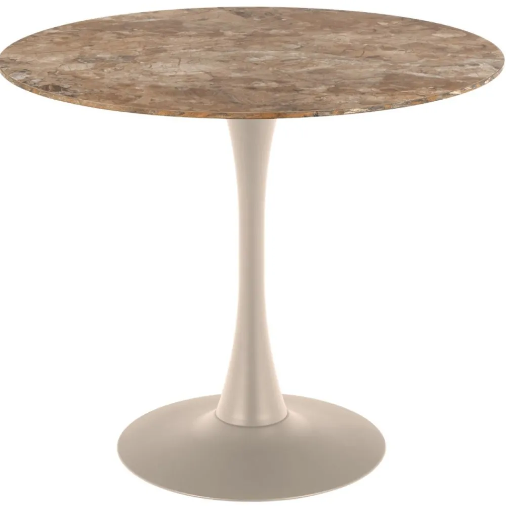 Stół z ceramicznycm blatem 90 cm Malta brąz * Actona Best