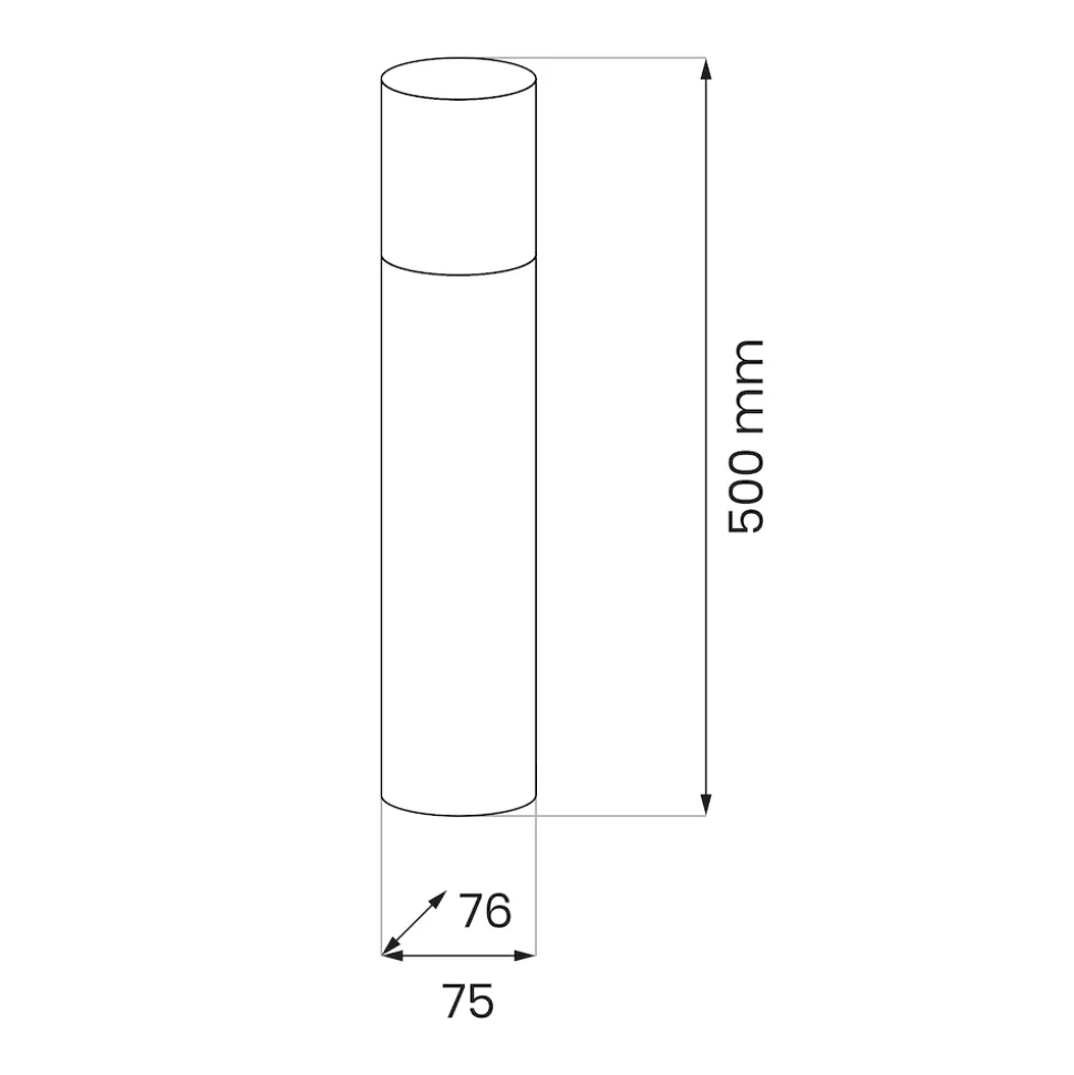 Słupek Ogrodowy Harlem 1xE27 IP44 50cm