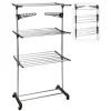 Suszarka na pranie 3-poziomowa z kółkami 165 cm * Bathroom Solutions Discount
