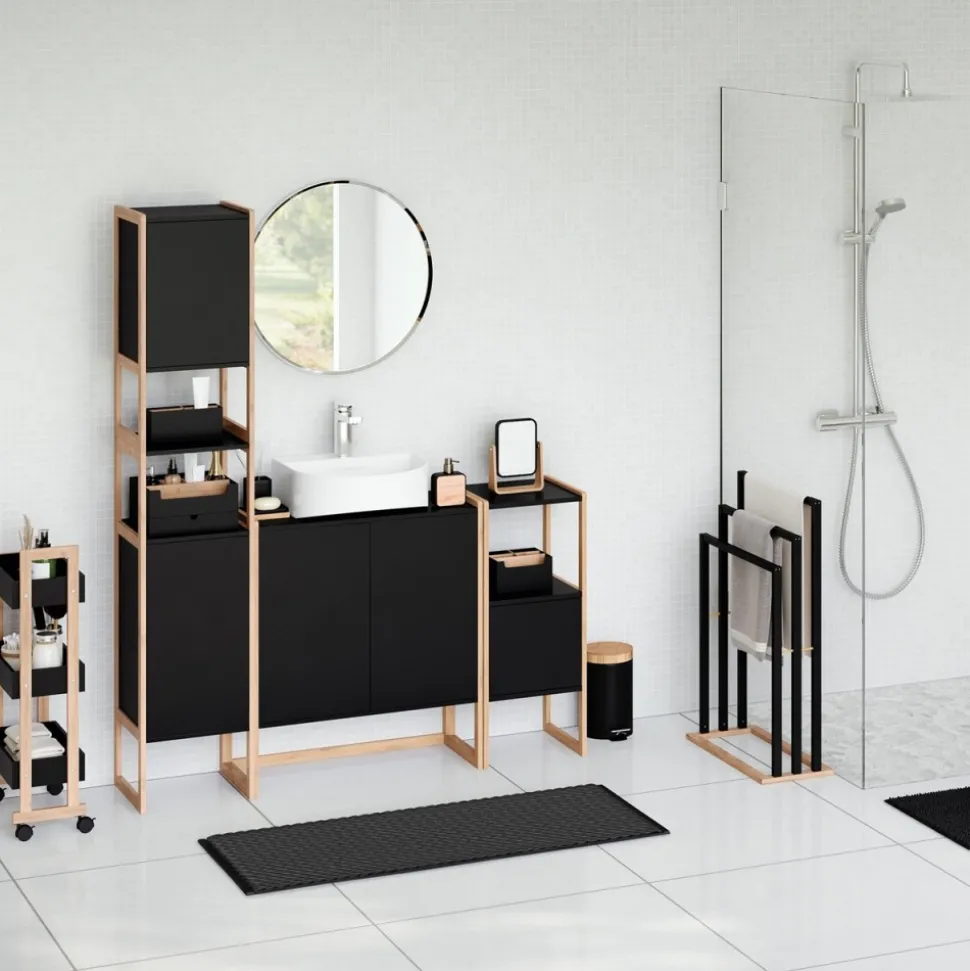 Szafka łazienkowa Natureo Black