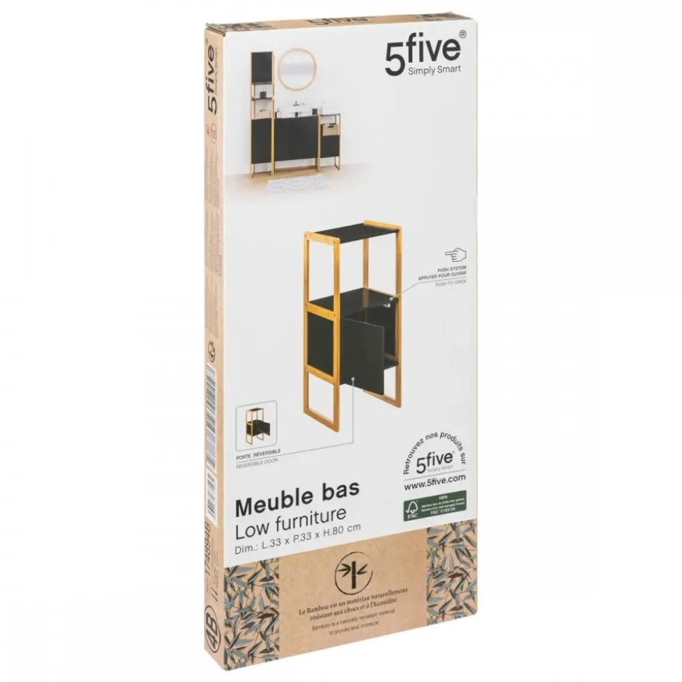 Szafka łazienkowa Natureo Black