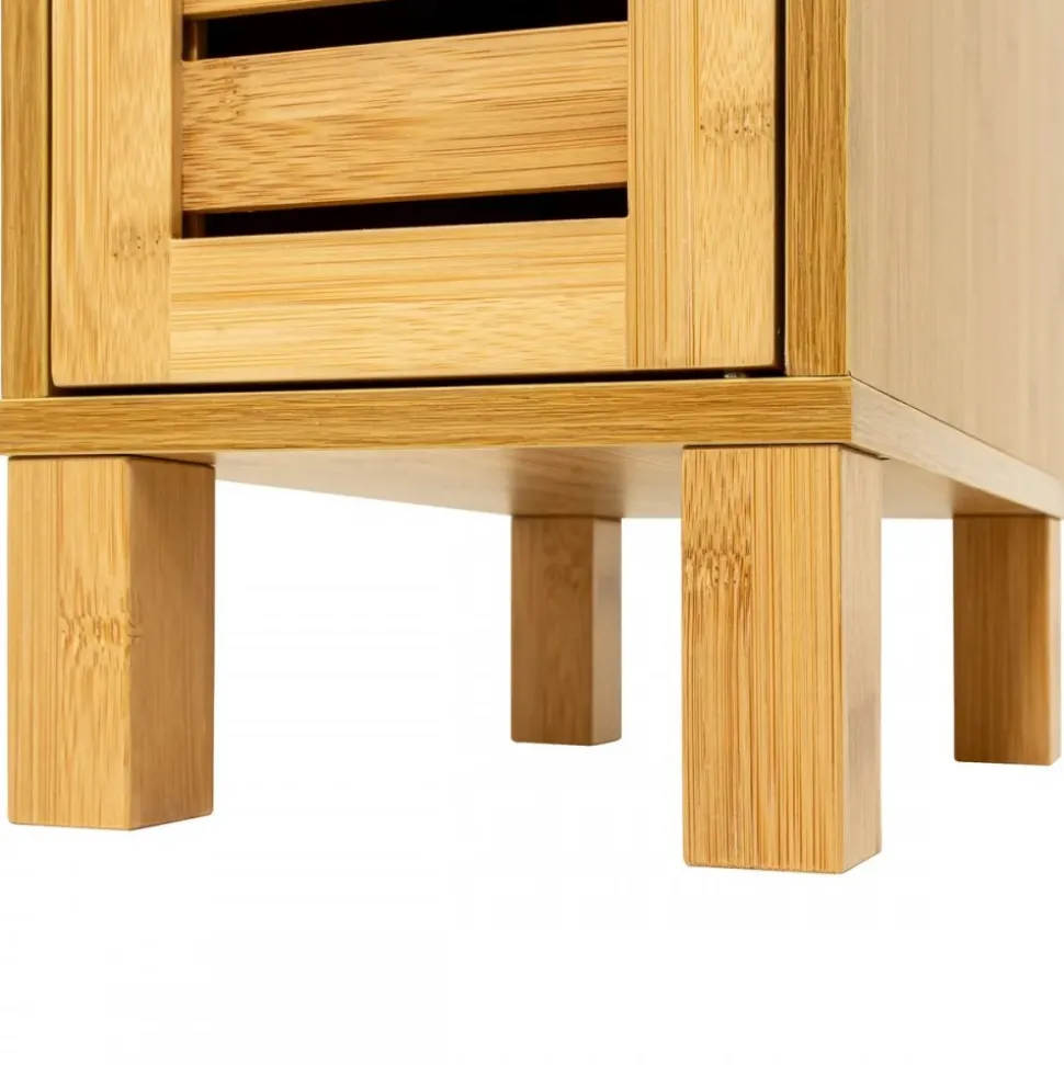 Szafka łazienkowa słupek Sicela Bamboo