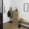 Szafka na buty LINEA ryflowane fronty