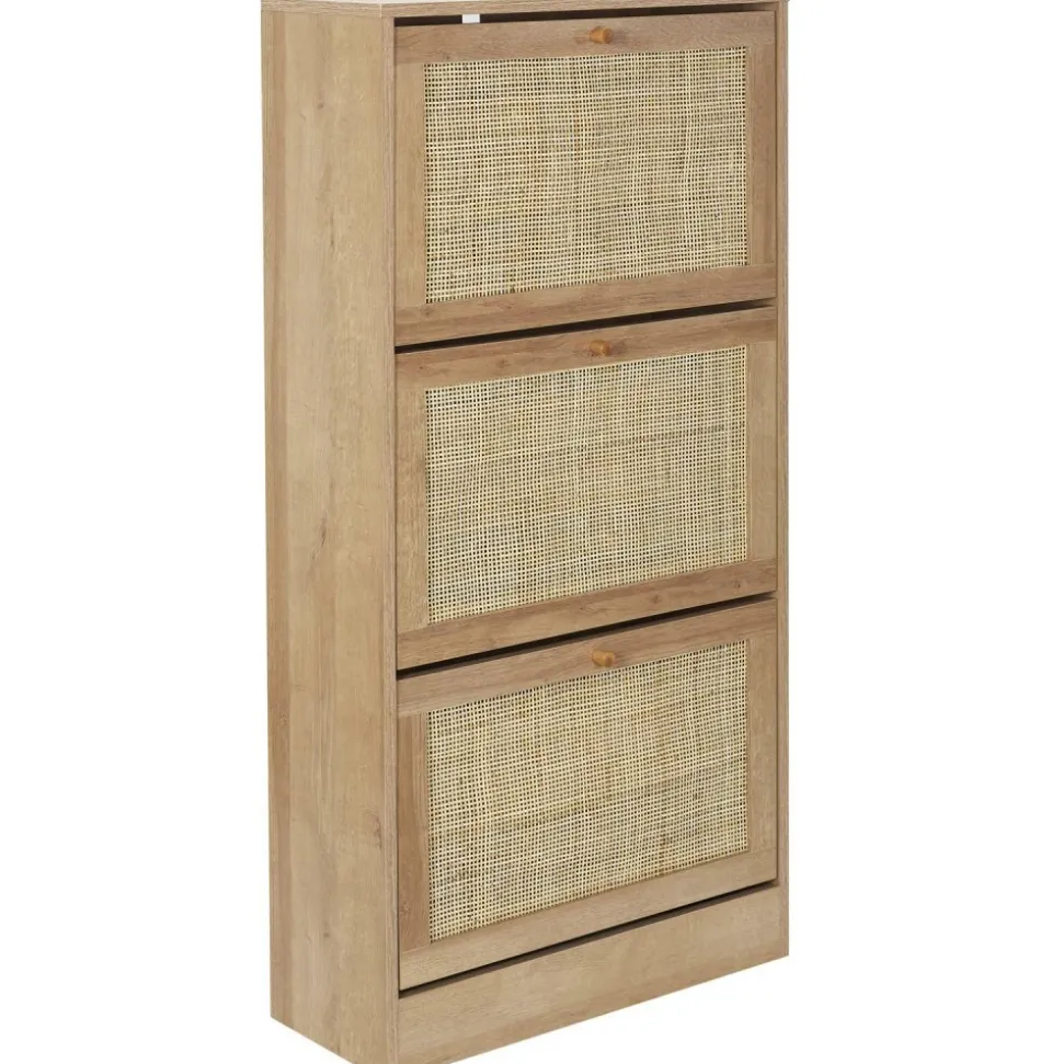 Szafka na buty TIVO rattanowy front 113 cm