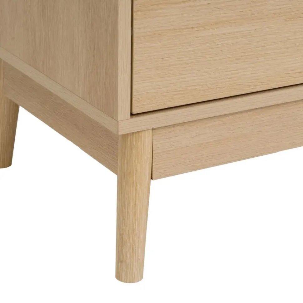 Szafka nocna z dwiema szufladami NAROA 48 cm