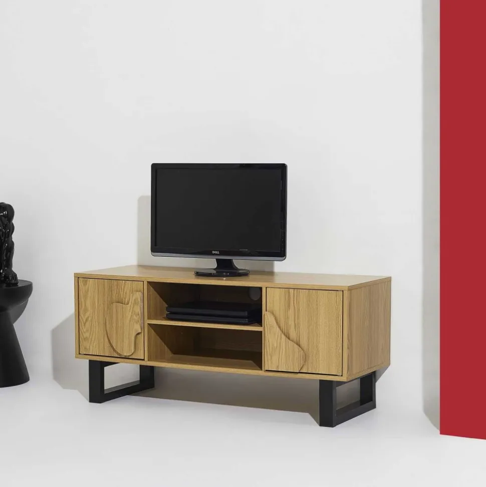 Szafka RTV NORD z frezem 3D 110 cm