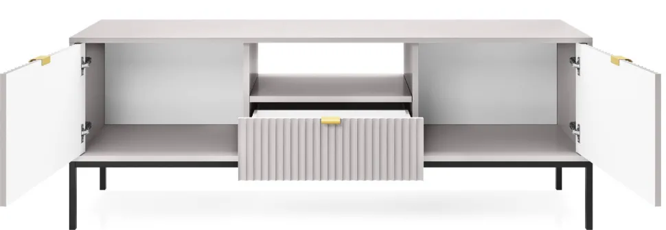 Szafka RTV NOVA RTV-154S szara