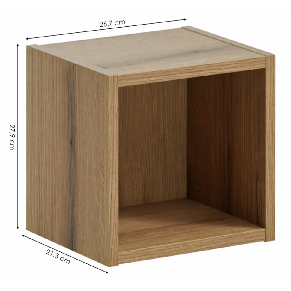 Szafka wisząca kostka Rilla Wood 26,7 cm