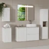 Szafka wisząca kostka Rilla White 26,7 cm * HowHomely