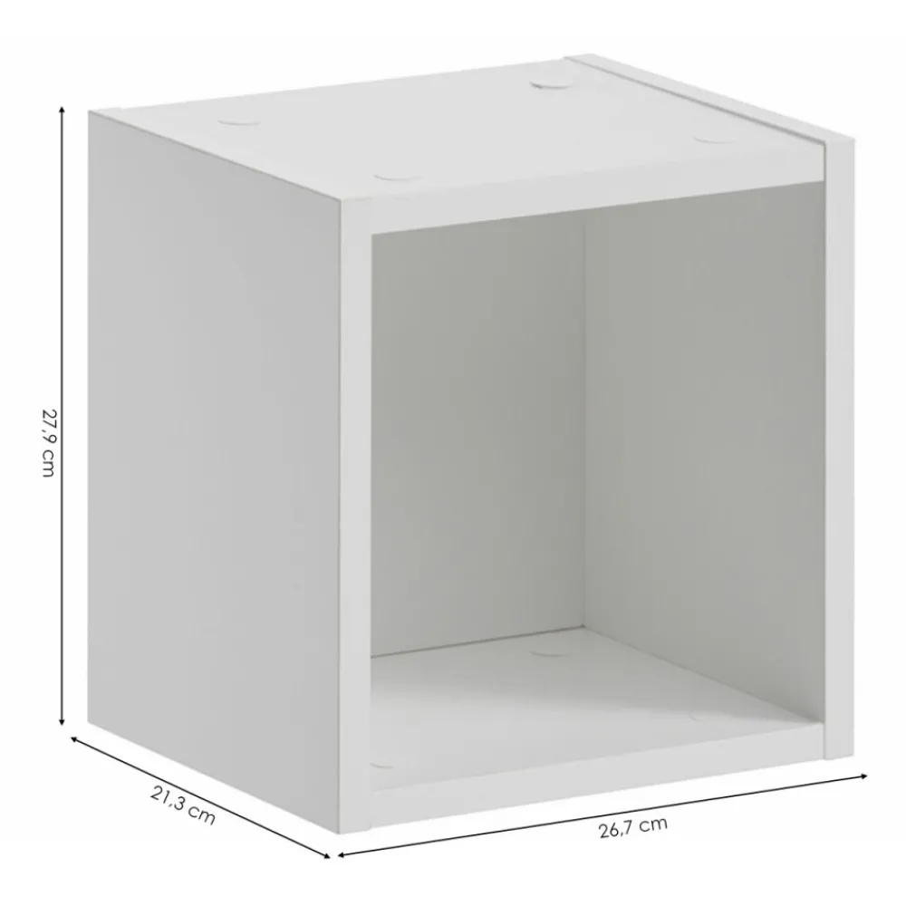 Szafka wisząca kostka Rilla White 26,7 cm * HowHomely