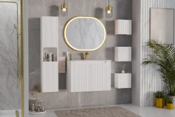 Szafka wisząca kostka Rilla White 26,7 cm * HowHomely