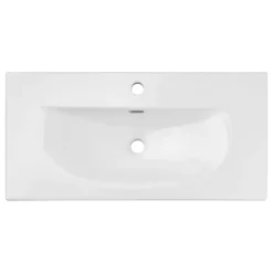 Szafka z umywalką Rilla White 80 cm * HowHomely Best
