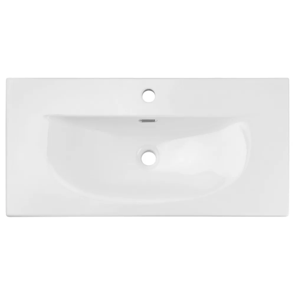 Szafka z umywalką Rilla White 80 cm * HowHomely Best