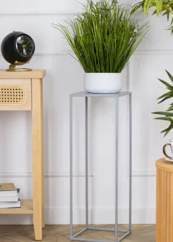Szary kwietnik stojący 70 cm