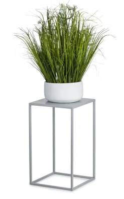 Szary kwietnik stojący 40cm * HowHomely New