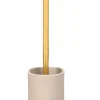 Szczotka toaletowa polyresin beżowo- szary