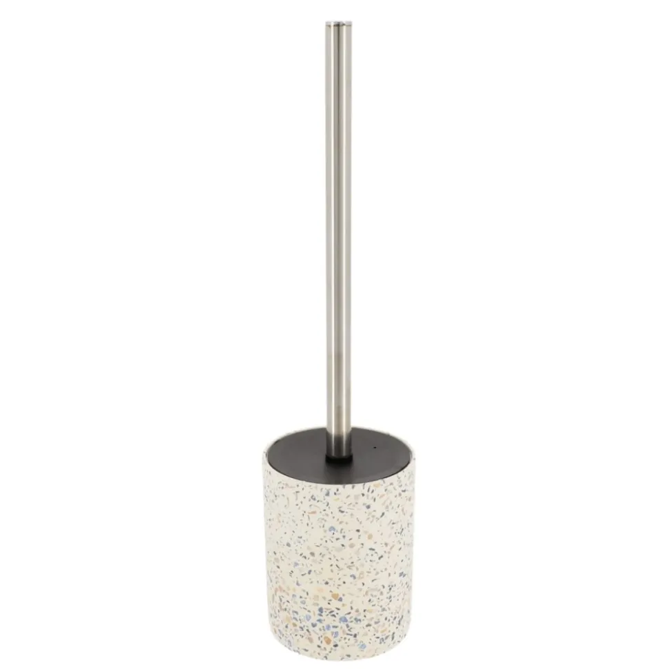 Szczotka toaletowa Terrazzo biała