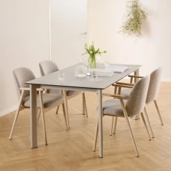 Szeroki stół Palermo ceramiczny blat szary * Actona