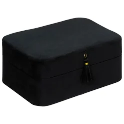 Szkatułka na biżuterię 19cm czarna * Atmosphera Sale
