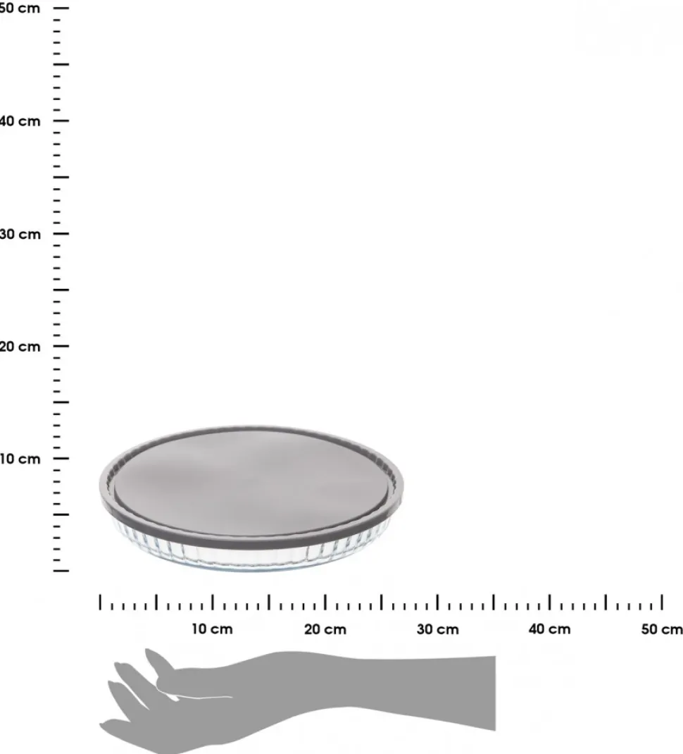 Szklana forma do tarty Keepeat 27,5 cm