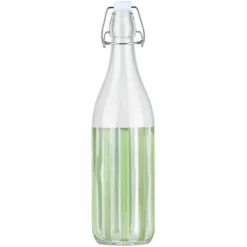 Szklana butelka Ligne 1000 ml zielona * Estia Online