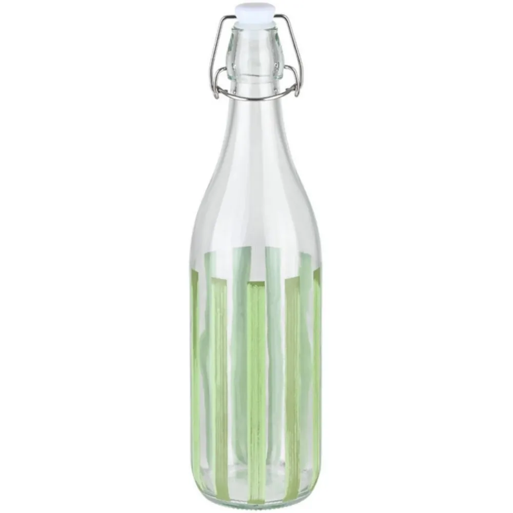 Szklana butelka Ligne 1000 ml zielona * Estia Online