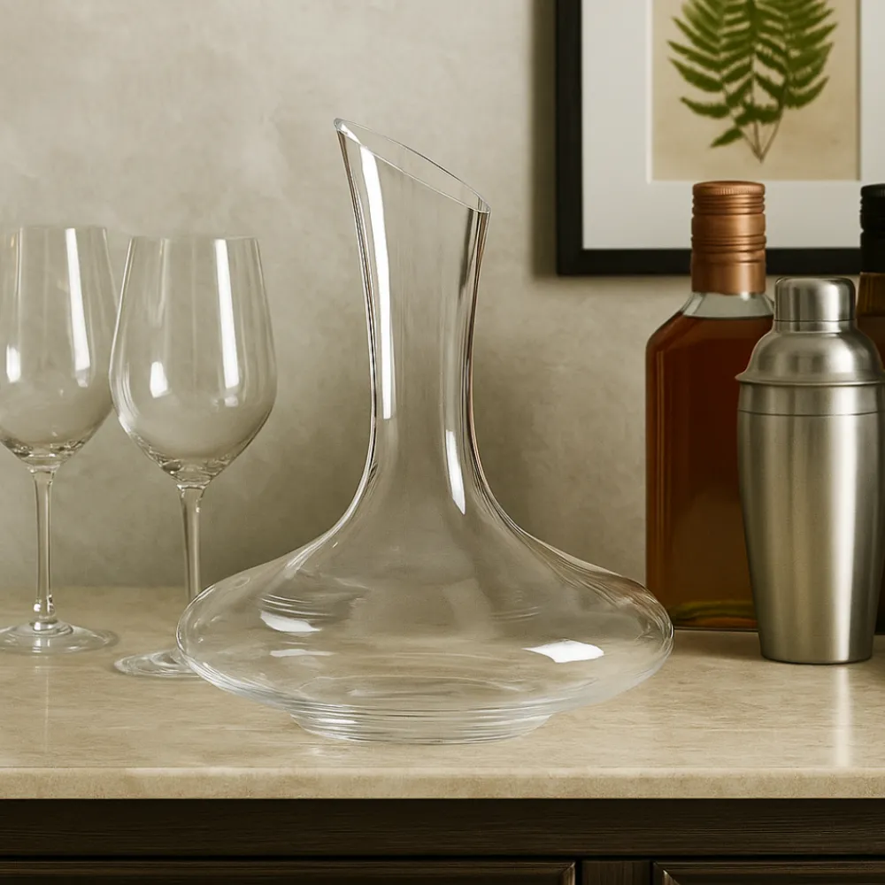 Szklana karafka na wino 1,8 l okrągła * VIVALTO Clearance