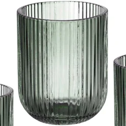 Szklanka 270 ml prążkowana zielona