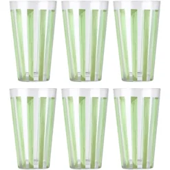 Szklanki na wodę 495 ml 6 szt. Ligne zielone