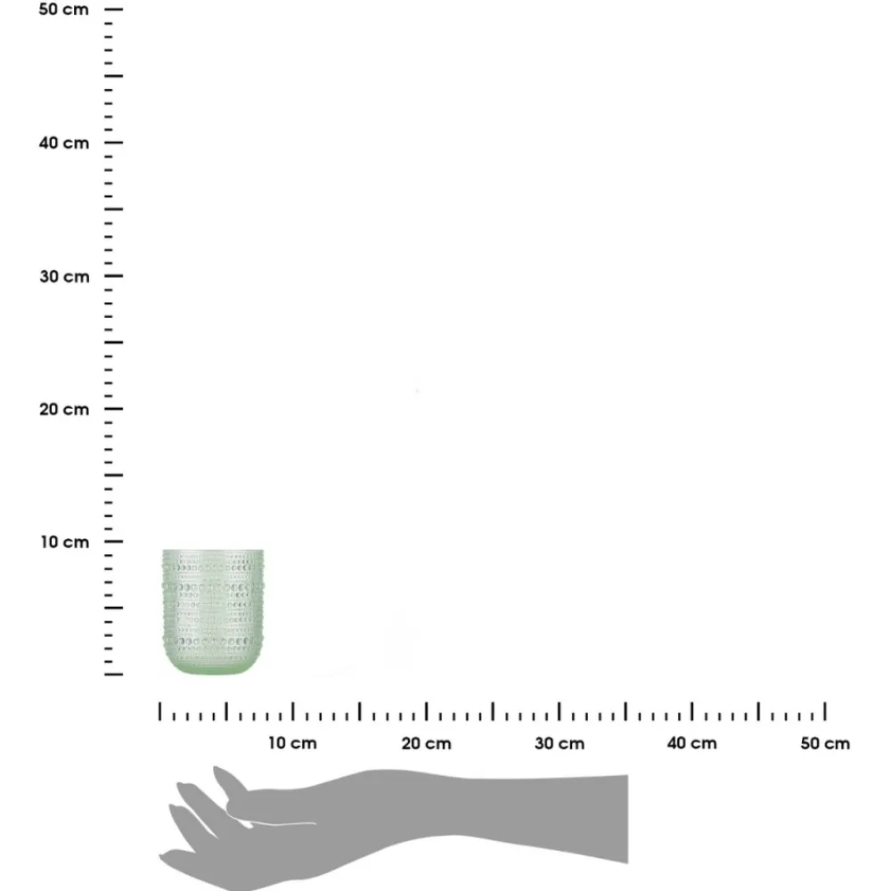 Szklanki do napojów 270 ml 6 szt. Dots Green * Estia Clearance