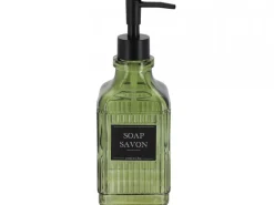 Szklany dozownik na mydło SAVON 500 ml zielony * TENDANCE Sale