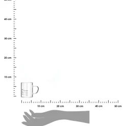 Szklany kubek z miarką 100 ml * Estia Sale