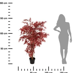 Sztuczne drzewko Klon Czerwony 150 cm