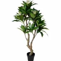 Sztuczne drzewko frangipani biała 150 cm doniczce * HowHomely Best