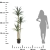 Sztuczne drzewko juka wysoka 180 cm w doniczce * HowHomely Best